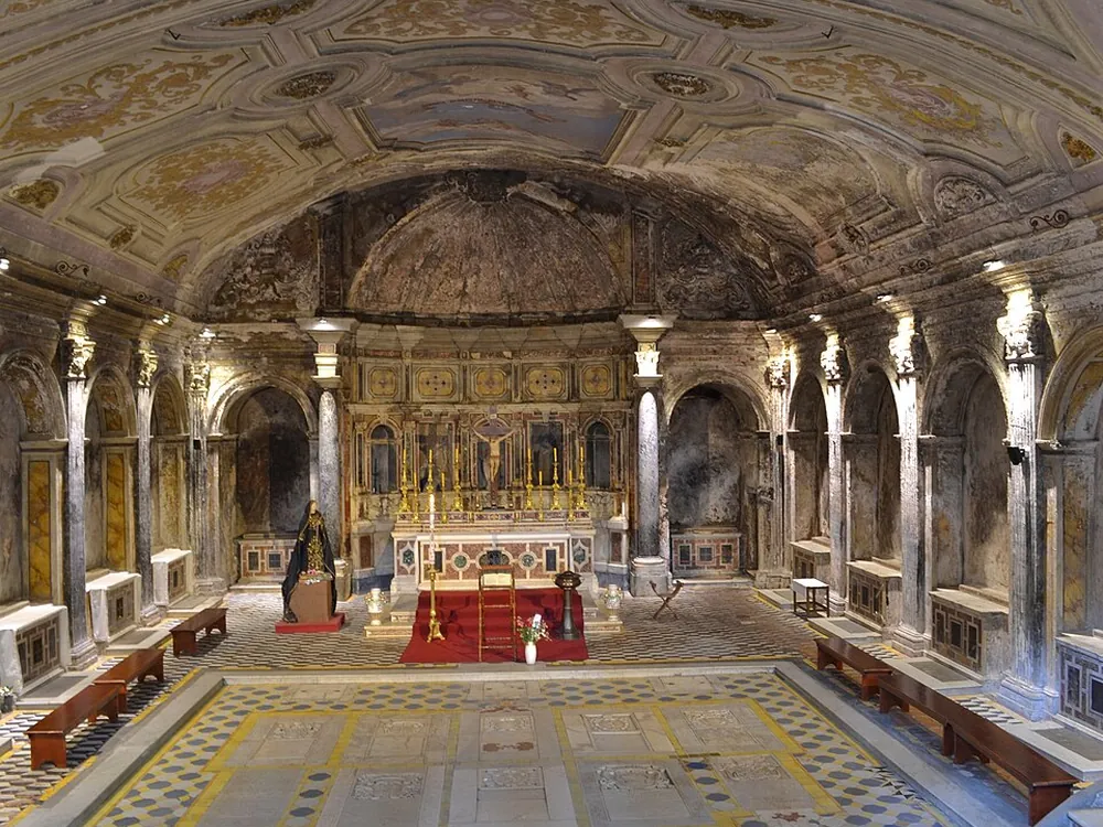 Catacombe di San Gaudioso, sotto la basilica della Sanità
